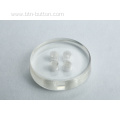 Pearly transparent bottom buttons for shirts